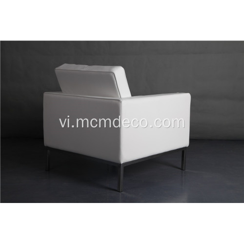 Da trắng Knoll Sofa một chỗ ngồi